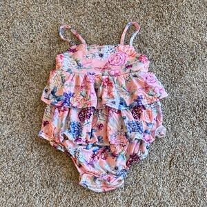 Posh Peanut Pink and Purple Floral Outfit